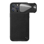 Maska / futrola Nillkin Cam Shield Leather S za iPhone 14 Pro Max (6.7) crna (MS).