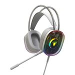 Slusalice gejmerske RGB za mikrofonom GH580 sive JEDEL (MS).