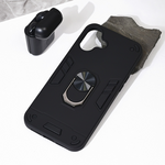 Maska / futrola Hard Ring za iPhone 16 Plus 6.7 crna.