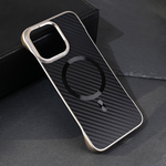 Maska / futrola Magsafe Carbon za iPhone 15 Pro Max 6.7 crna.