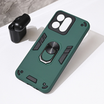 Maska / futrola Hard Ring za Huawei Honor 200 Smart/Honor X7c tamno zelena.