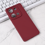 Maska / futrola Silikon Pro Camera za Xiaomi Redmi Note 14s bordo.