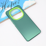 Maska / futrola providna za Xiaomi Redmi Note 14 Pro 4G zelena.