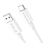 Data kabl KONFULON DC110, VIVO 120W, sa kablom USB na Type C beli 1m.