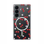Maska / futrola print Magsafe za Samsung S941 Galaxy S26 Cute Cherries.