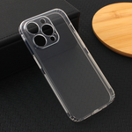 Torbica Silikonska maska / futrola ultra tanka with pluggy za iPhone 15 Pro 6.1 providna.