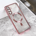 Maska / futrola Magsafe Lux za Samsung A266 Galaxy A26 5G roze.