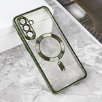 Maska / futrola Magsafe Lux za Samsung A566 Galaxy A56 5G zelena.