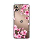 Silikonska maska / futrola print ultra tanka za Motorola Moto G32 Rose flowers.