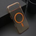 Maska / futrola AMBER providna MagSafe za iPhone 17 Air narandzasta (MS).