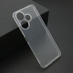 Silikonska maska / futrola ultra tanka PROTECT silikon za Xiaomi Redmi 13 4G providna (bela) (MS).