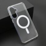 Maska / futrola STANDARD MagSafe za Samsung A576 Galaxy A57 5G providna (bela) (MS).