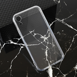 Silikonska maska / futrola Teracell Giulietta za iPhone XR providna.