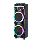 Zvucnik Bluetooth NDR-21280 100W 2*12 inca sa dva mikrofona crni (MS).