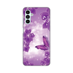 Silikonska maska / futrola print za Samsung A136 Galaxy A13 5G/A047 Galaxy A04s Butterfly And Flowers.