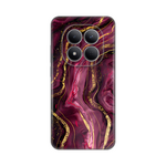Silikonska maska / futrola print za Xiaomi Redmi Note 15 Pro 5G Burgundy.