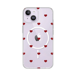 Maska / futrola print Magsafe za iPhone 13/14 6.1 Red Hearts.
