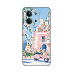 Silikonska maska / futrola print za Xiaomi Redmi 15C 4G Pink Italy.
