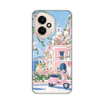Silikonska maska / futrola print za Huawei Honor 400 Pink Italy.