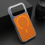 Maska / futrola AMBER COLOR MagSafe za iPhone 17 Pro narandzasta (MS).