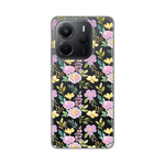 Silikonska maska / futrola print ultra tanka za Xiaomi Redmi Note 14 4G (SRB) Soft Flowers.