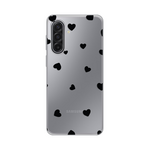 Silikonska maska / futrola print ultra tanka za Samsung A175 Galaxy A17 Hearts.