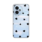 Silikonska maska / futrola print ultra tanka za Huawei Honor 400 Hearts.