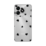 Silikonska maska / futrola print ultra tanka za Huawei Honor X5c Plus Hearts.