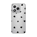 Silikonska maska / futrola print ultra tanka za Huawei Honor 400 Lite Hearts.