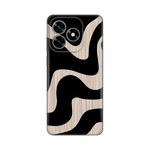 Silikonska maska / futrola print ultra tanka za Huawei Honor X5c Plus crni Flow.