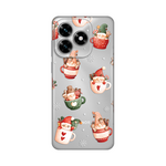 Silikonska maska / futrola print za Huawei Honor X5c Plus Ho Ho Ho.