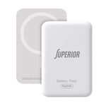Back Up Baterija MagSafe Superior 15W 10000 mAh beli (MS).