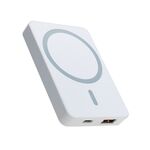 Back Up Baterija MagSafe 22.5W/15W 5000 mAh beli (MS).