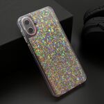 Maska / futrola CRYSTAL GLOW za Samsung A075F Galaxy A07 roze (MS).