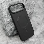 Maska / futrola CARBON MagSafe za iPhone 17 Air crna (big camera) (MS).