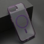 Maska / futrola COLOR FRAME MagSafe za iPhone 16e/17e (6.1) ljubicasta (MS).