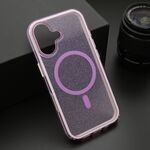 Maska / futrola CRYSTAL MagSafe za iPhone 17 ljubicasta (MS).