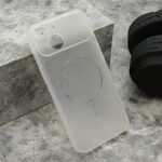 Maska / futrola AIR STRIPE za iPhone 15 bela (MS).