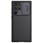 Maska / futrola Nillkin CamShield Pro za Samsung Galaxy S22 Ultra 5G crna.