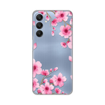Silikonska maska / futrola print ultra tanka za Samsung A256 Galaxy A25 5G Rose Flowers.
