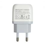 Kucni punjac LDNIO A1209C PD, 20W sa Type C na Type C kablom beli.