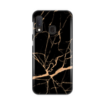 Silikonska maska / futrola print za Samsung A202 Galaxy A20E All crni.
