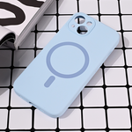 Maska / futrola Magsafe Pure color za iPhone 14 svetlo plava.