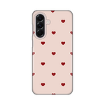 Silikonska maska / futrola print za Samsung A566 Galaxy A56 5G Beige Hearts.