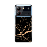 Silikonska maska / futrola print za ZTE Blade A54 All crni.