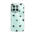 Silikonska maska / futrola print ultra tanka za Huawei Honor X6c Hearts.