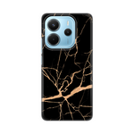Silikonska maska / futrola print za Xiaomi Redmi Note 14 4G (SRB) All crni.