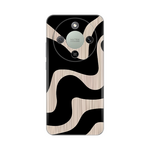 Silikonska maska / futrola print ultra tanka za Huawei Honor Magic 8 Lite crni Flow.