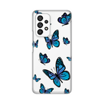 Silikonska maska / futrola print ultra tanka za Samsung A536 Galaxy A53 5G Blue butterfly.