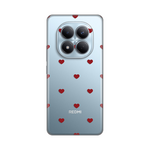 Silikonska maska / futrola print za Xiaomi Redmi Note 15 Pro 4G Red Hearts.